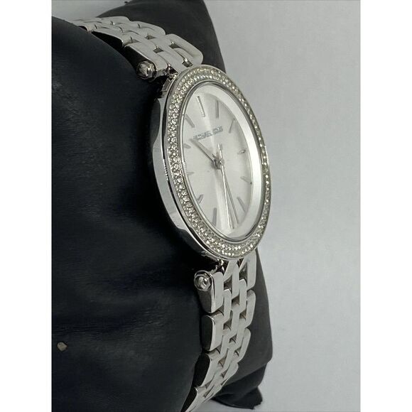 Michael Kors MK3426 Womens Silver Stainless Steel Analog Dial Quartz Watch VK224 - Picture 5 of 12